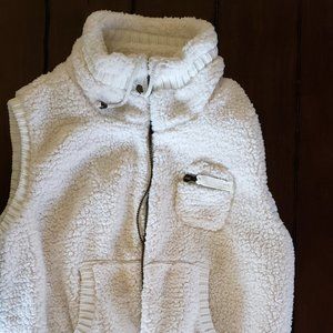 XL Orvis off white fleece vest never worn